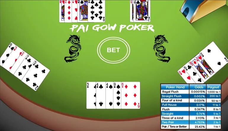 What're the principles for playing pai gow poker?